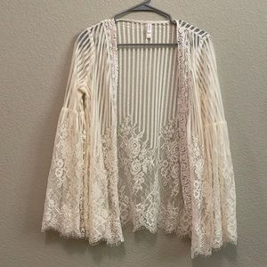 women’s extra small lace cardigan